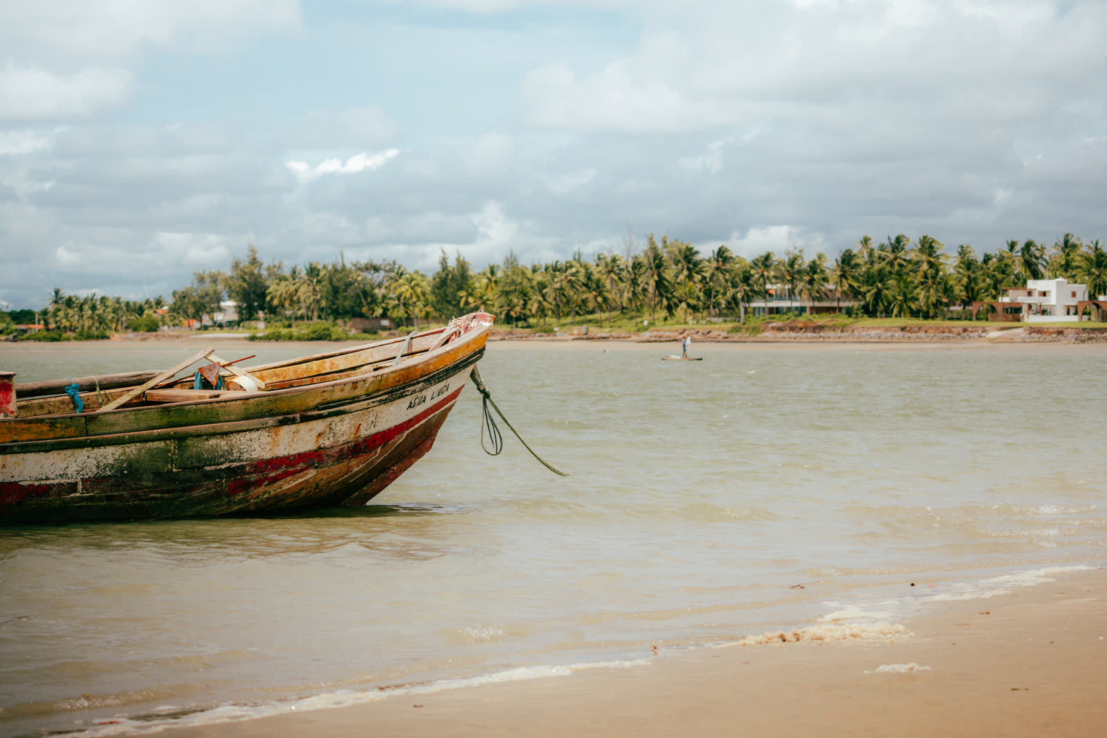Jangada na Ilha do Guajiru